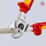 Knipex Škare Makaze 165mm Za Kablove 50mm2 1000V – 95 16 165 - Slika 4