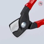 Knipex Škare Makaze 160mm Za Kablove StepCut fi 15mm / 50mm2 - 95 11 160 - Slika 5