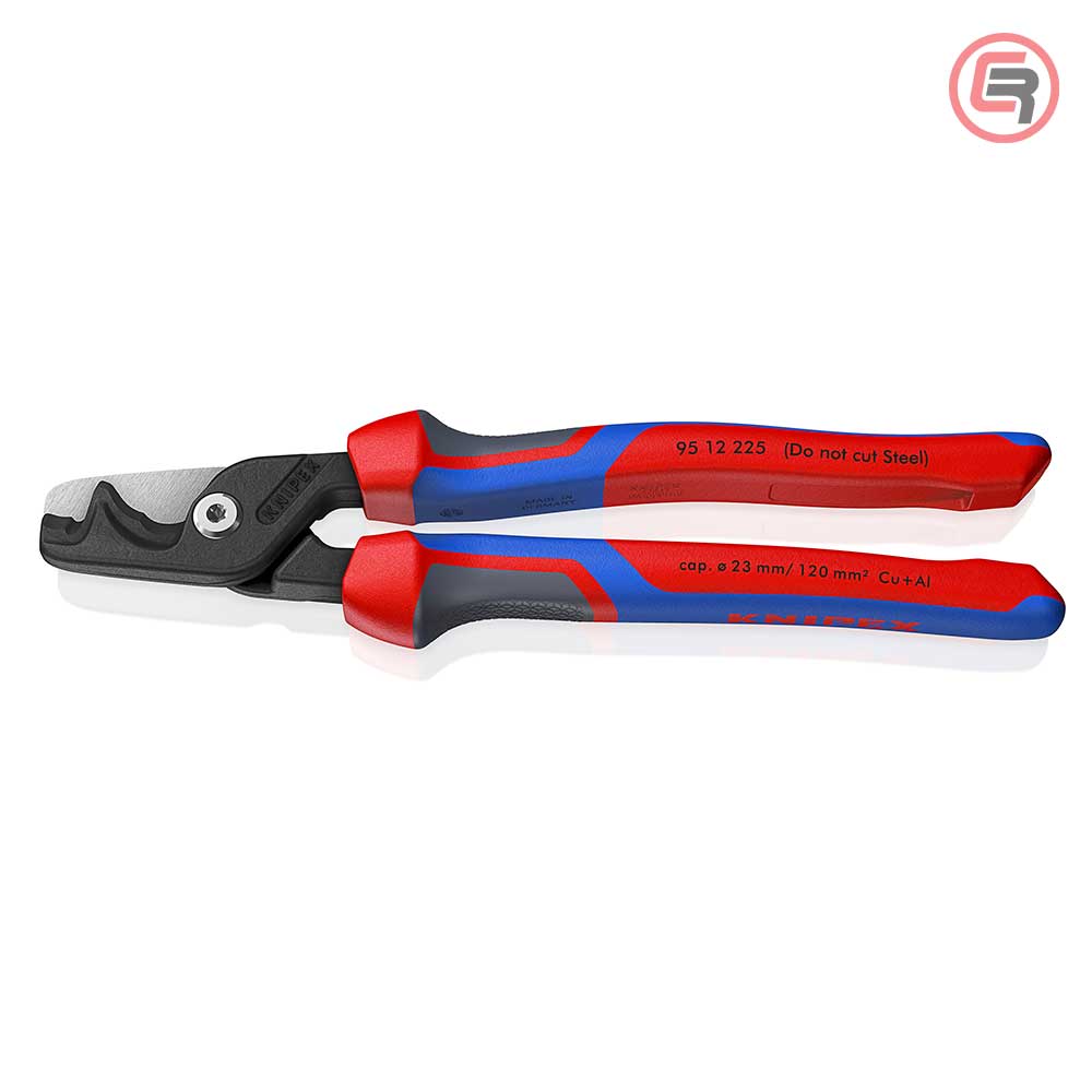 knipex-stepcut-xl-9512225-00-1-crom Knipex Škare Makaze 225mm Za Kablove StepCut XL fi 23mm / 120mm2 – 95 12 225 - Slika 1