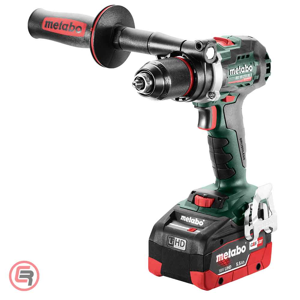 metabo-0235800_L55S_51-crom Metabo Bušilica - Odvijač Aku BS 18 LTX BL I 18 V 2 x AKU (5,5 Ah LiHD) ASC 145 + metaBOX 145 L – 602358660 - Slika 1