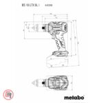 Metabo Bušilica - Odvijač Aku BS 18 LTX BL I 18 V 2 x AKU (5,5 Ah LiHD) ASC 145 + metaBOX 145 L – 602358660 - Slika 4