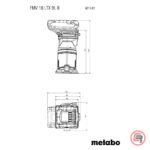 Metabo Glodalica Aku FMV 18 LTX BL 8 Jednoručna 18V (bez baterija i punjača) – 601742850 - Slika 9