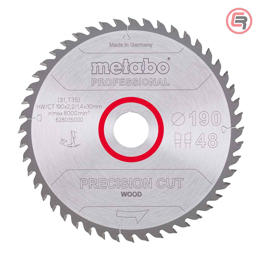metabo-list-pile-precision-cut-wood-Professional-2803500S_51-crom Metabo List Kružne Pile 190 x 2,2 / 1,4 x 30 / Z = 48 Precision Cut Wood Professional – 628035000 - Slika 1