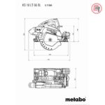 Metabo Pila Kružna Aku KS 18 LTX 66 BL Ručna 165 mm / 18 V (bez baterije i punjača) – 611866850 - Slika 6