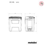 Metabo Rashladna Kutija Aku KB 18 BL 18V Sa Funkcijom Održavanja Temperature (bez baterija i punjača) - 600791850 - Slika 5