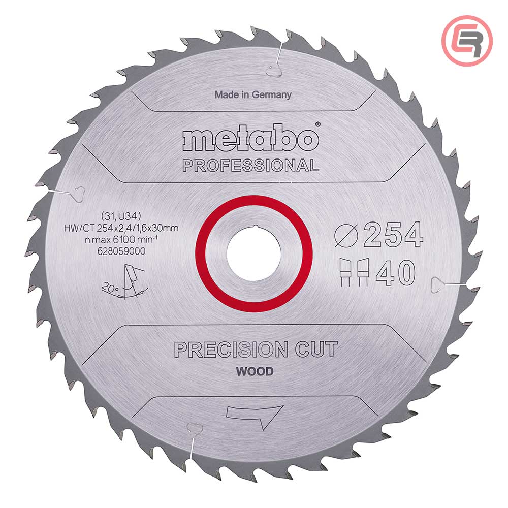 metabo_2805900S_51_crom Metabo List Kružne Pile 254 x 2,4 / 1,6 x 30 / Z = 40 Precision Cut Wood Professional - 628059000 - Slika 1