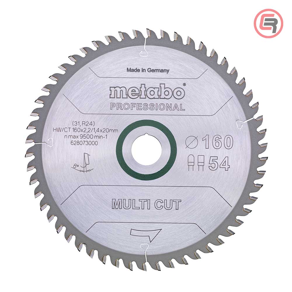 metabo_2807300S_51N_crom Metabo List Kružne Pile 160 x 2,2 / 1,4 x 20 / Z = 54 Multi Cut Professional - 628073000 - Slika 1