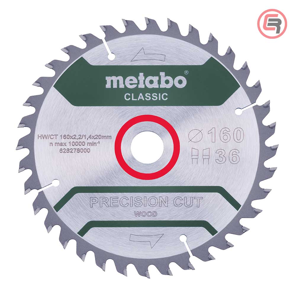 metabo_2827800S_51_crom Metabo List Kružne Pile 160 x 2,2 / 1,4 x 20 / Z = 36 Precision Cut Wood Classic - 628278000 - Slika 1