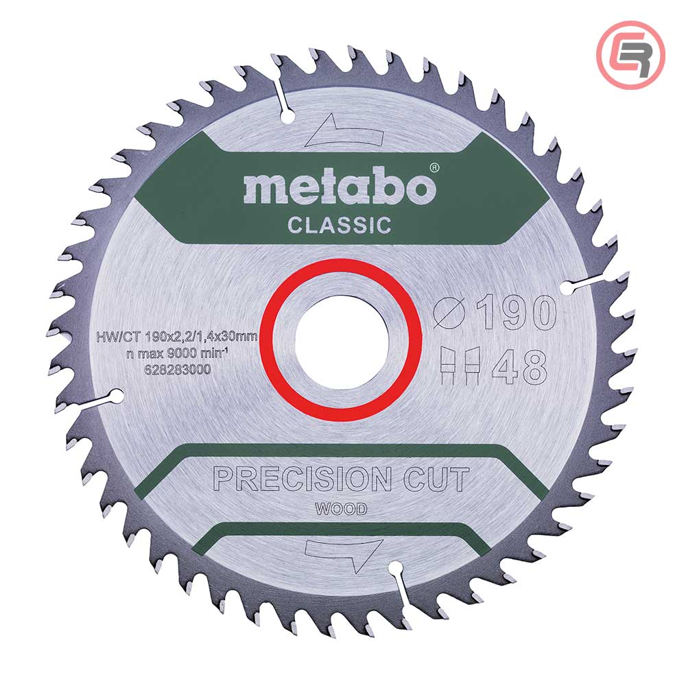 metabo_2828300S_51N_crom Metabo List Kružne Pile 190 x 2,2 / 1,4 x 30 / Z = 48 Precision Cut Wood Classic - 628283000 - Slika 1