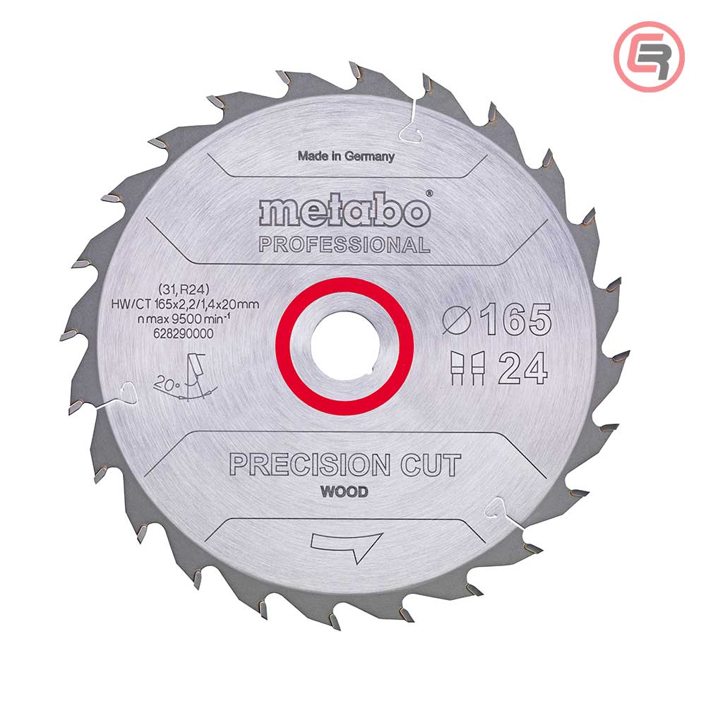 metabo_2829000S_51_crom Metabo List Kružne Pile 165 x 2,2 / 1,4 x 20 / Z = 24 Precision Cut Wood Professional – 628290000 - Slika 1