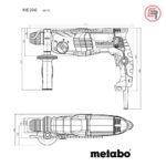 Metabo Čekić Kombinovani KHE 2645 SDS - plus 850W - 601710500 - Slika 4