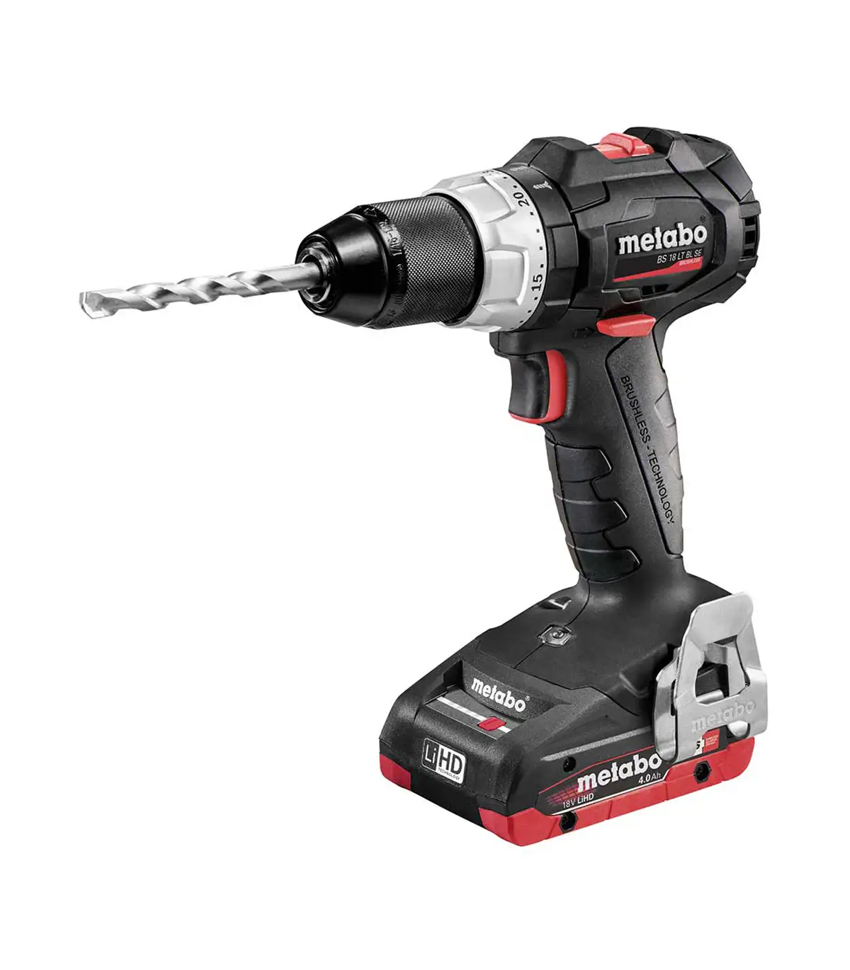 001-metabo-602367800 metabo akumulatorska bušilica odvijač u setu sa dvije baterije 4.0 ah