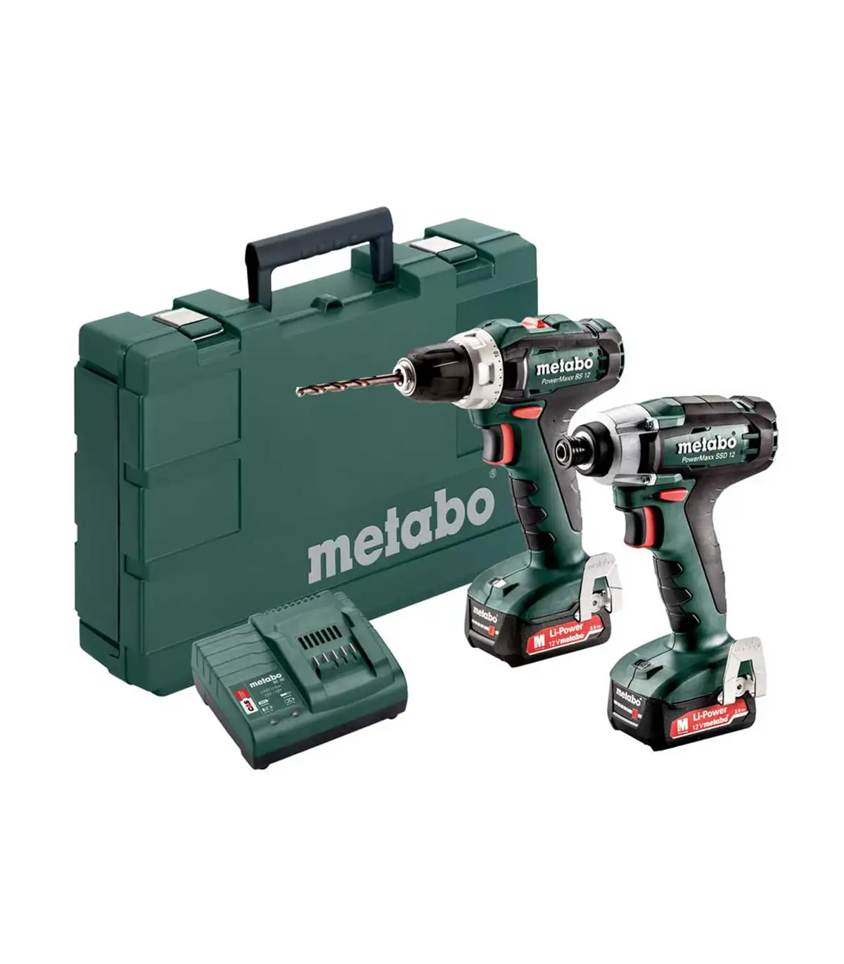 001-metabo-685166000 metabo combo set 2.7.1 12 v powermaxx 12 + powermaxx ssd 12