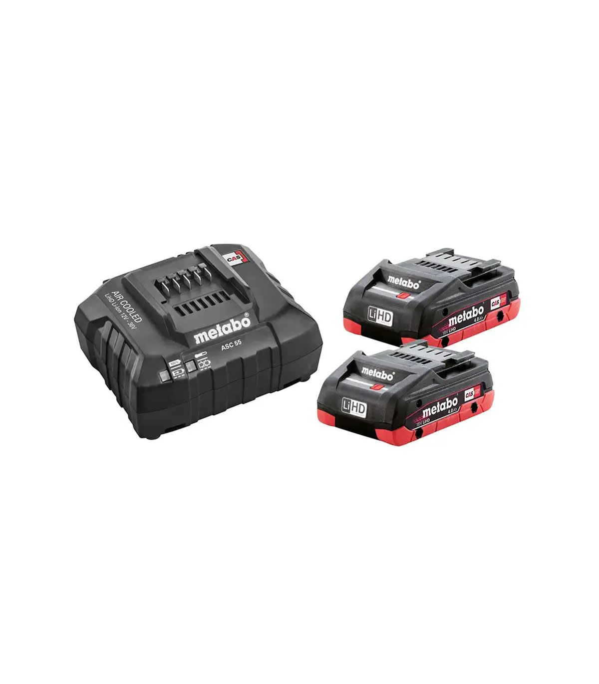 001-metabo-685191000 netabo set baterija se 18 v / 2×4.0 ah lihd + punjač asc 55