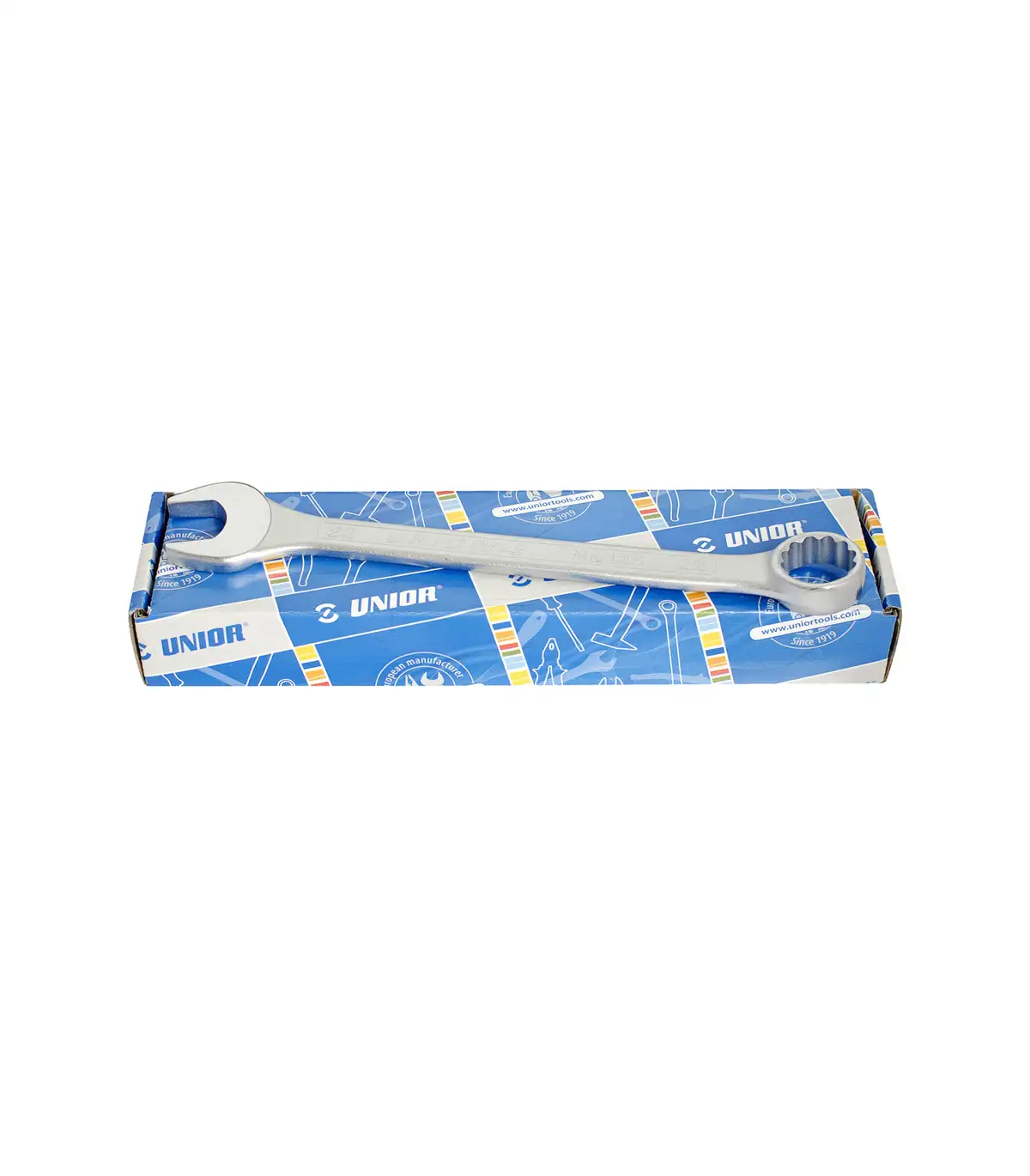 001-unior-602098 unior garnitura kratkih viljuškasto okastih ključeva u kartonskoj kutiji 125/1cb