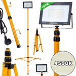 LED reflektor 100W s teleskopskim konstrukcijskim – neutralna bijela 4500K
