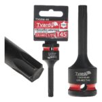 TVARDY TORX udarna utičnica 1/2" T45 CR-MO