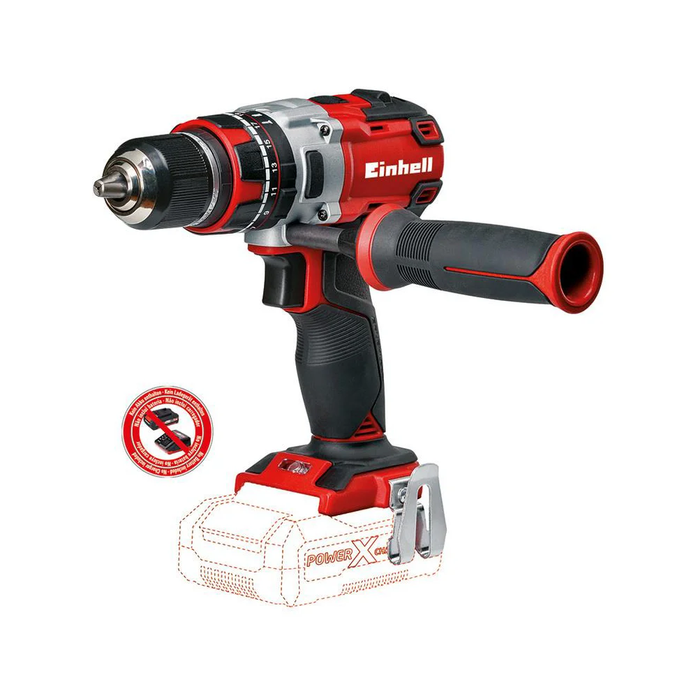 1279532.jpeg Einhell aku udarna bušilica Power X-Change BRUSHLESS TE-CD 18 Li-i BL – Solo - Slika 1
