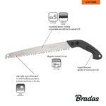 BRADAS VRTNA PILA 300MM
