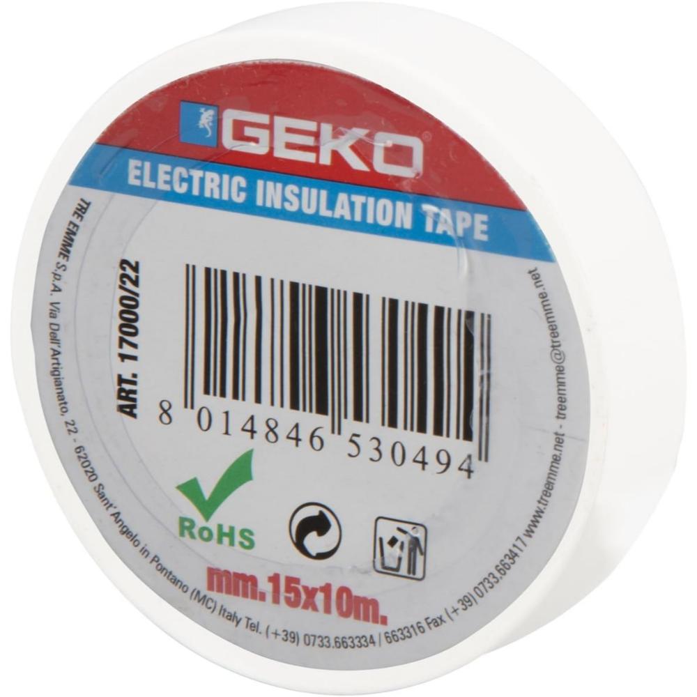 71ZHWsRg7BL._AC_SL1500_ GEKO IZOLIT TRAKA BIJELA 15mm x 10m - Slika 1