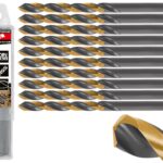 HSS SPIRALNO SVRDLO ZA METAL CRNO-ZLATNE BOJE 4,20 MM