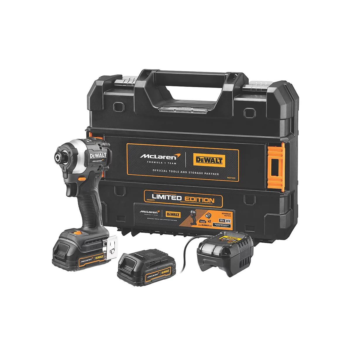 DCF85ME2GT DeWALT aku udarni odvijač 18V MCLAREN TEAM DCF85ME2GT Kit - Slika 1