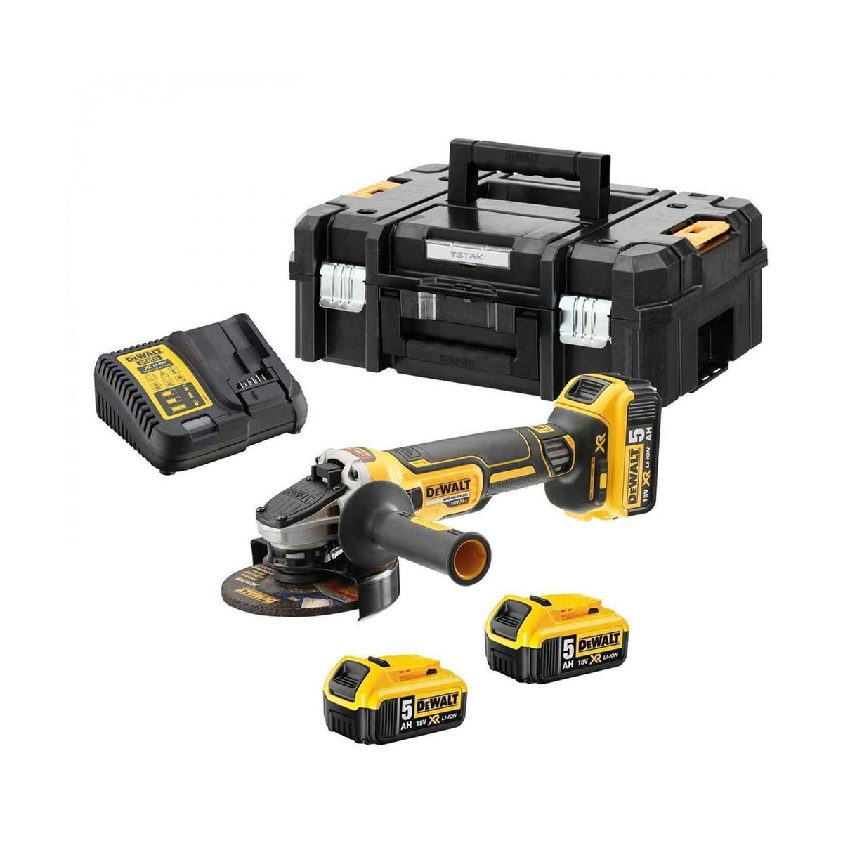 DCG405P3 DeWALT aku ugaona kutna brusilica DCG405P3-QW 125mm - Slika 1