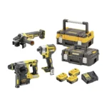 DeWalt set aku bušilica -odvijač – brusilica 18V 3 x 5.0Ah u TSTAK koferu  DCK305P3T
