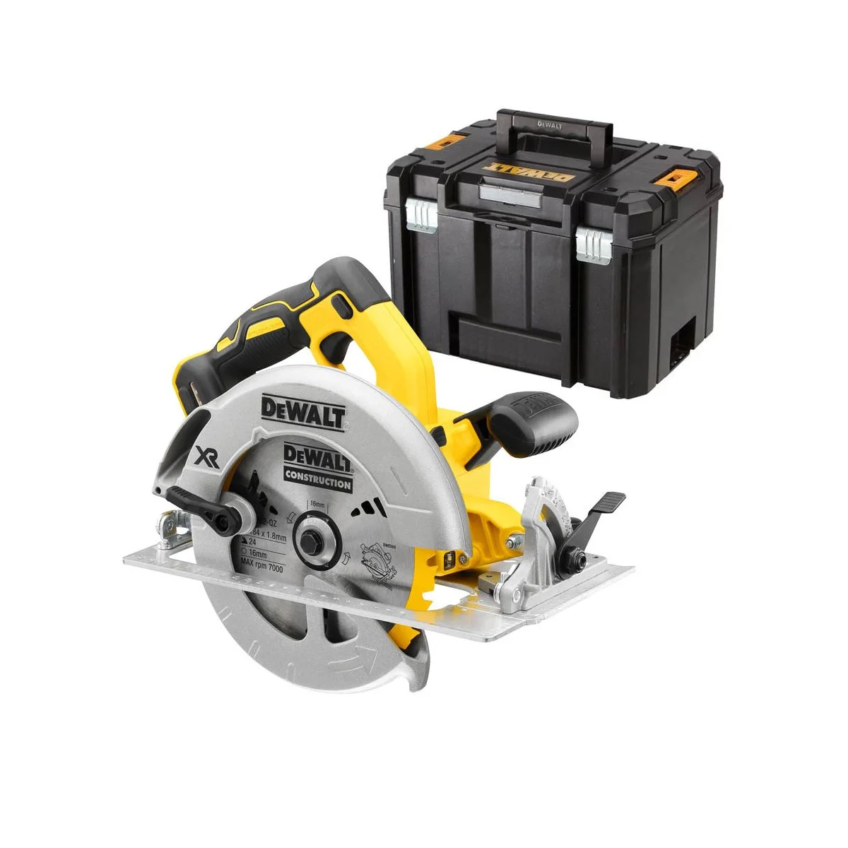 DCS570NT DeWalt aku cirkular kružna pila 184mm 18V DCS570NT u Tstak koferu – Solo - Slika 1