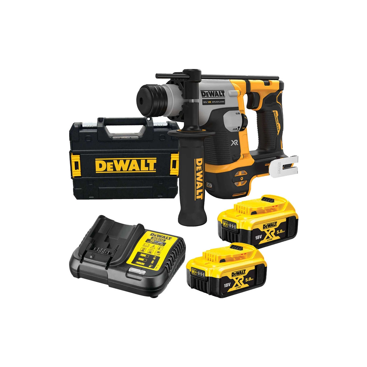 DeWALT-aku-udarna-cekic-busilica-DCH172P2-SDSPLUS-2-x-5-Ah-18-V DeWALT aku udarna čekić bušilica DCH172P2 SDSPLUS 2 x 5 Ah 18 V - Slika 1