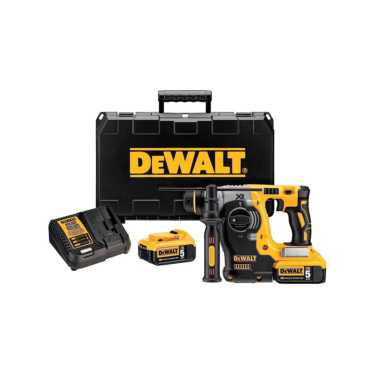 DeWALT-aku-udarna-cekic-busilica-DCH273P2-SDS2-x-5-Ah-18-V DeWALT aku udarna čekić bušilica DCH273P2 SDS+ 2 x 5 Ah 18 V - Slika 1