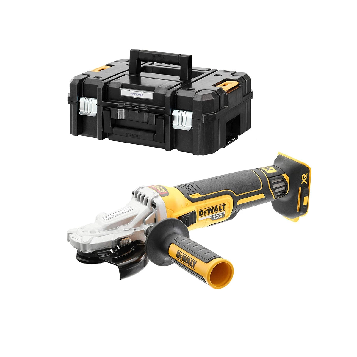 DeWALT-aku-ugaona-kutna-brusilica-DCG405FNT-18V-125mm-Solo DeWALT aku ugaona kutna brusilica DCG405FNT 18V 125mm Solo - Slika 1