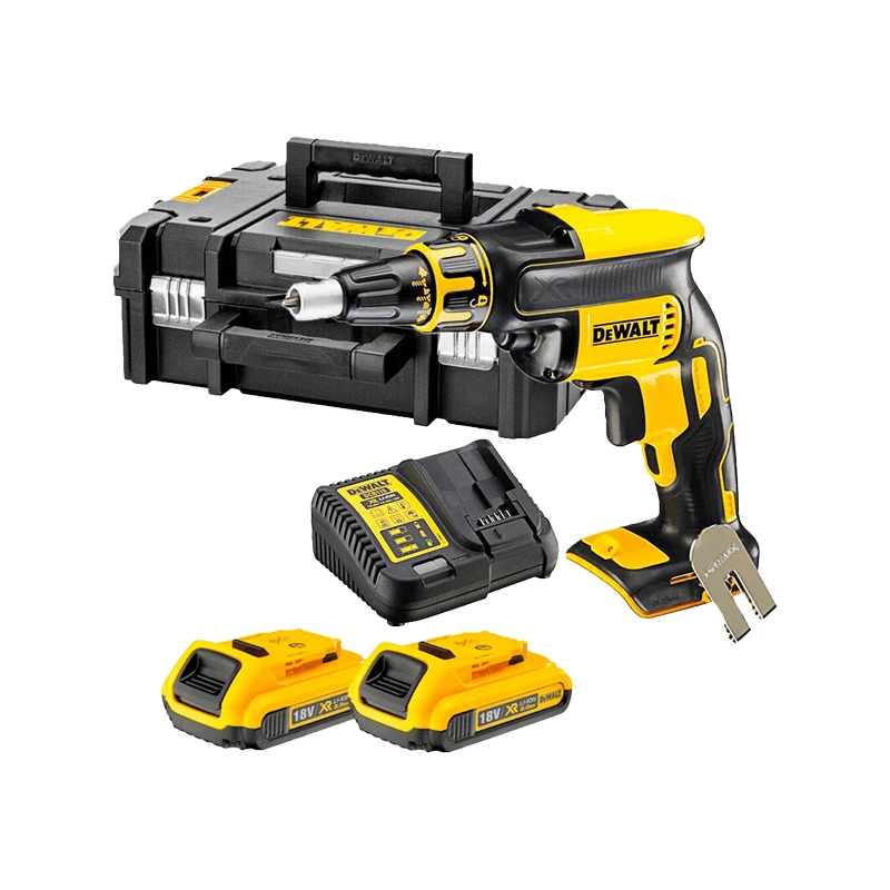 DeWalt-aku-odvijac-sauber- DeWalt aku odvijač-šauber 18V 2X2.0Ah 1/4” DCF620D2-QW- Kit - Slika 1