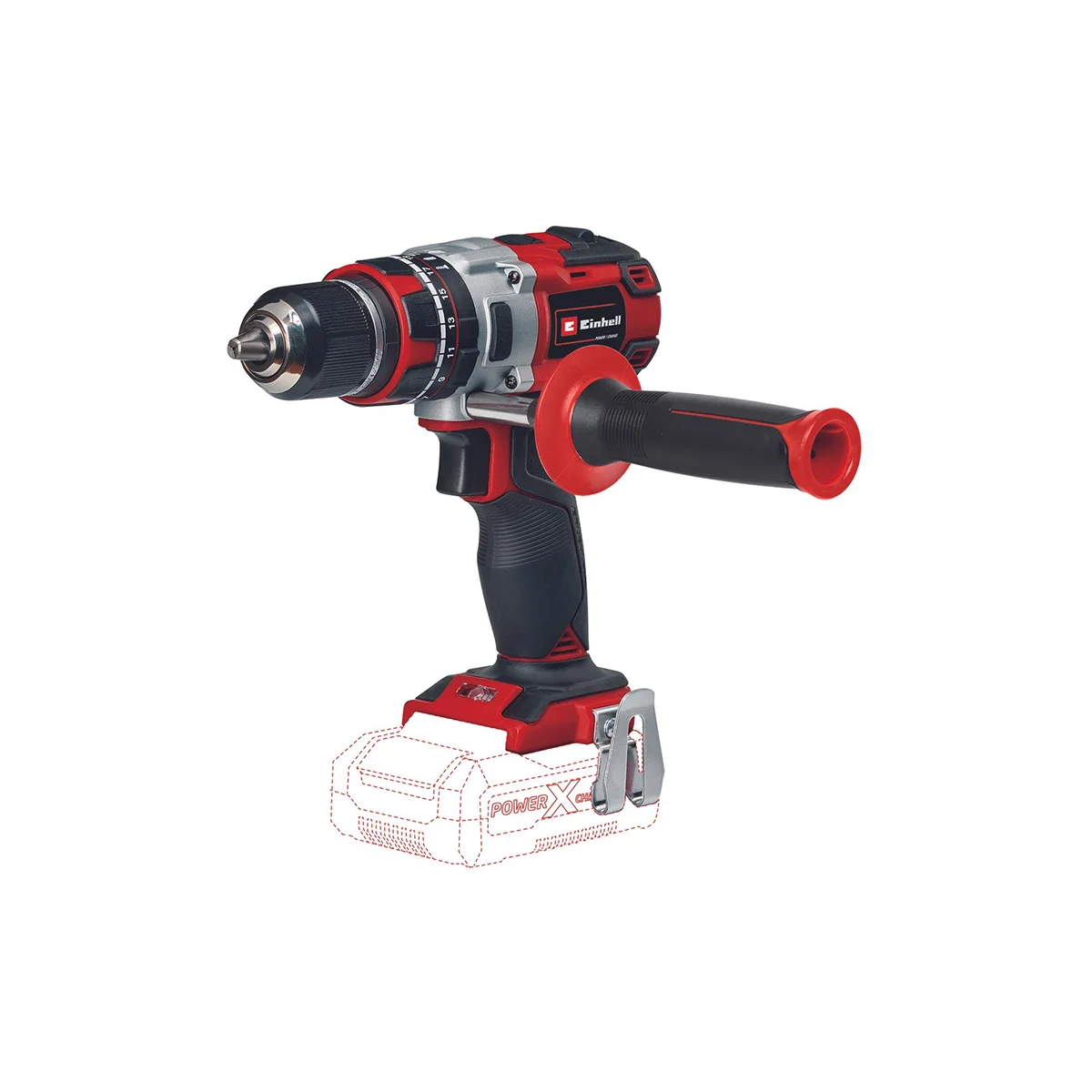 Einhell-aku-udarna-busilica-Power-X-Change-TE-CD-18 Einhell aku udarna bušilica Power X-Change TP-CD 18/80 Li-i BL - Slika 1