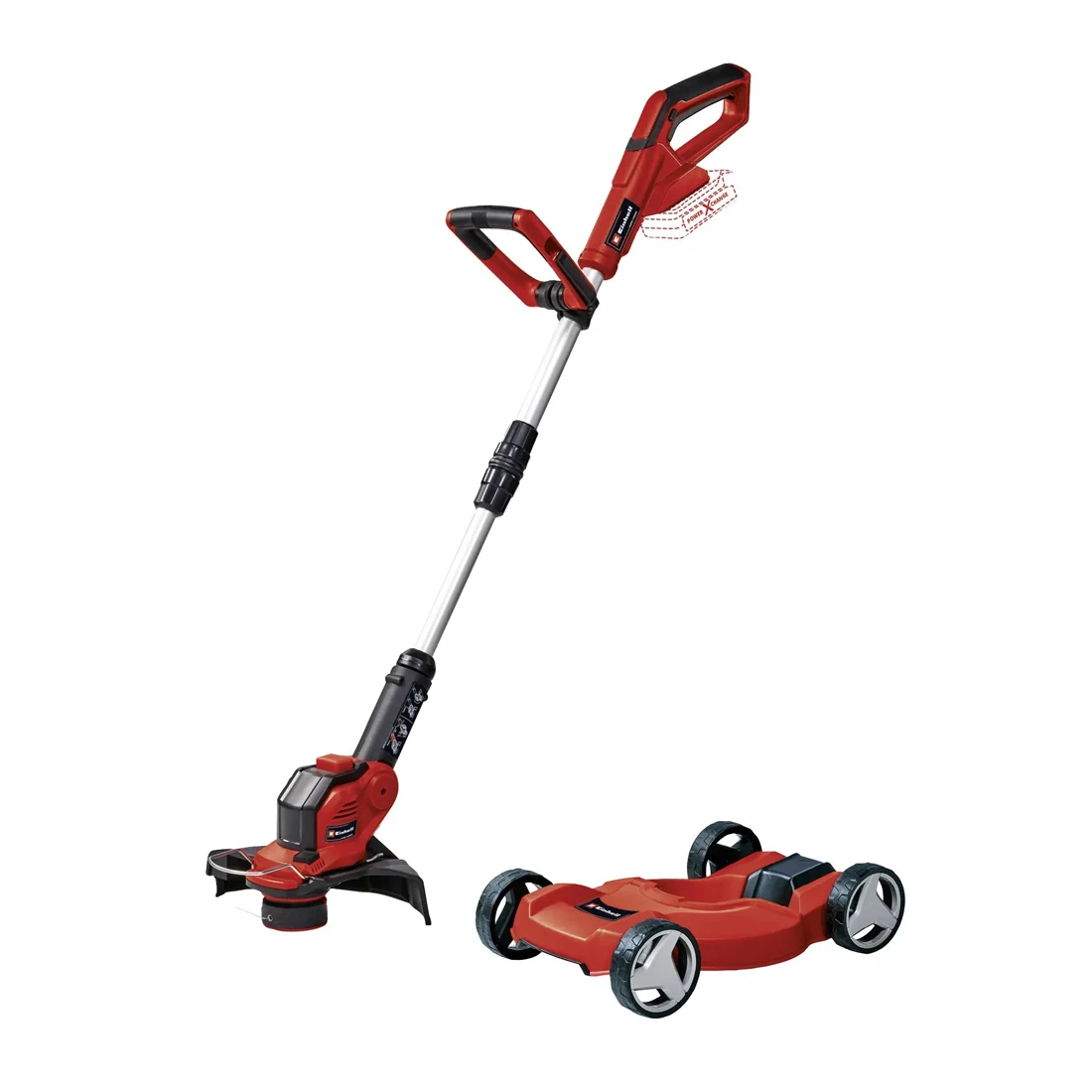 GE-CT-18-28-Li-TC Einhell aku trimer za travu sa trimer kolicima Power X-Change GE-CT 18/28 Li TC-Solo - Slika 1