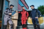 Radne hlače PACIFIC FLEX crvene - Slika 4