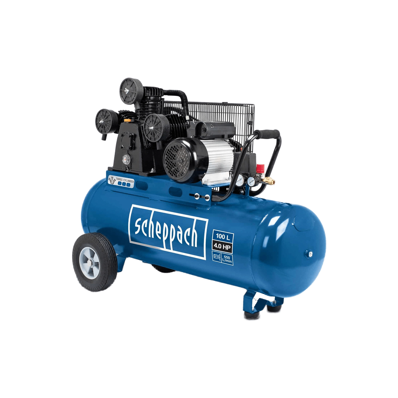 Scheppach-kompresor-za-vazduh-HC550TC-100L-400V Scheppach trofazni kompresor za vazduh HC550TC 100L 400V - Slika 1