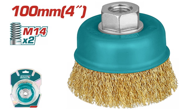 TAC31041 LONČASTA ČETKA ZA BRUSILICU 100MM - Slika 1