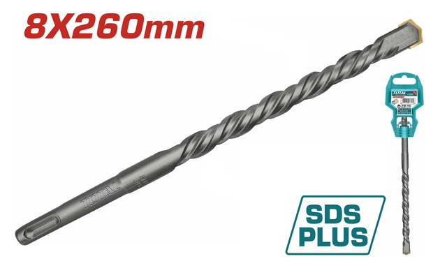 TAC310804 BORER ZA BETON SDS PLUS 8X260MM - Slika 1