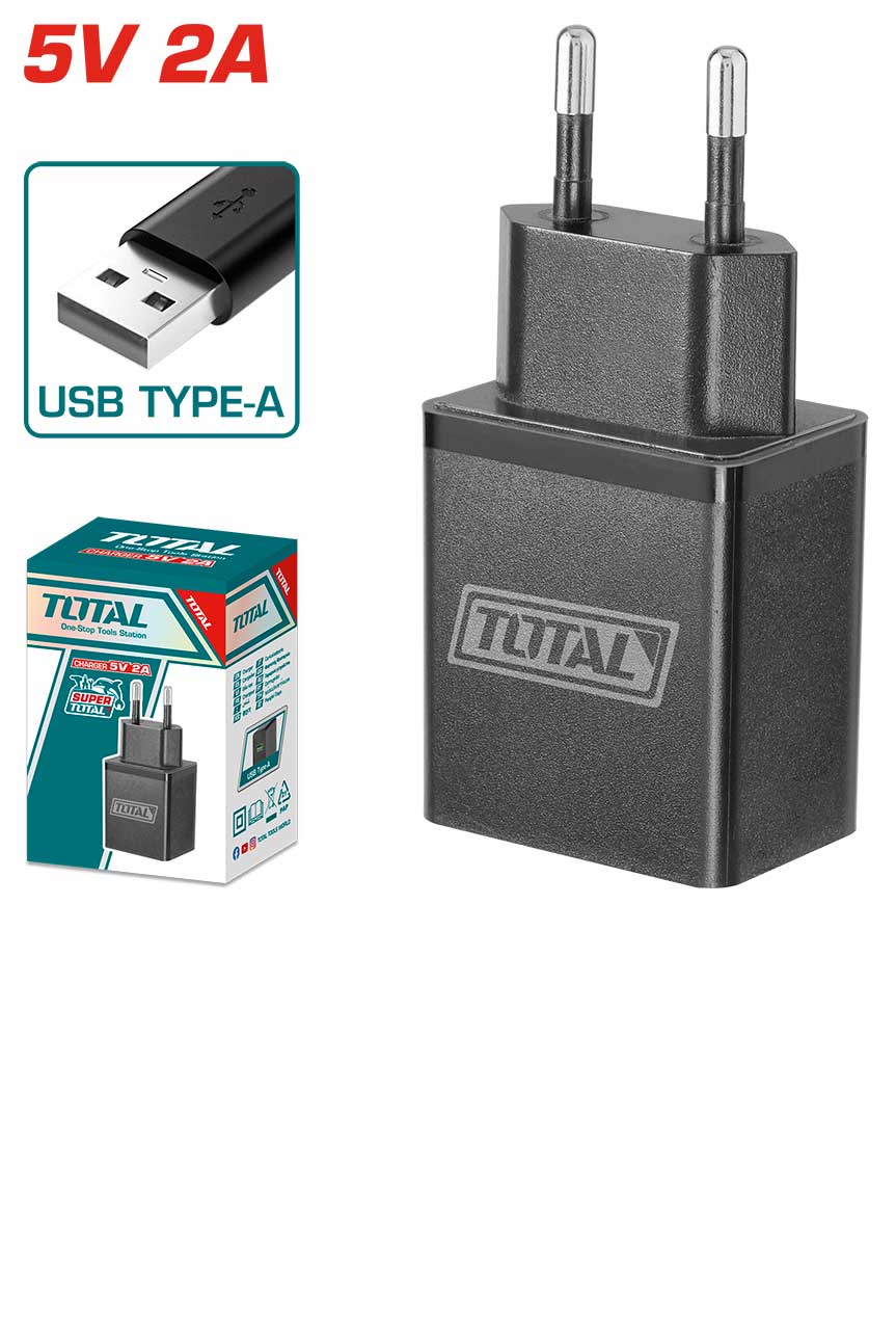 TCLI120502 TOTAL PUNJAČ 5V/2A USB TIP-A - Slika 1
