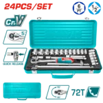 TOTAL 24-dijelni set alata 1/2″ ključevi/  INDUSTRIAL (THT121242)