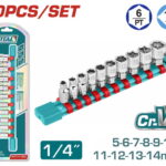 Set nasadnih ključeva 1/4"