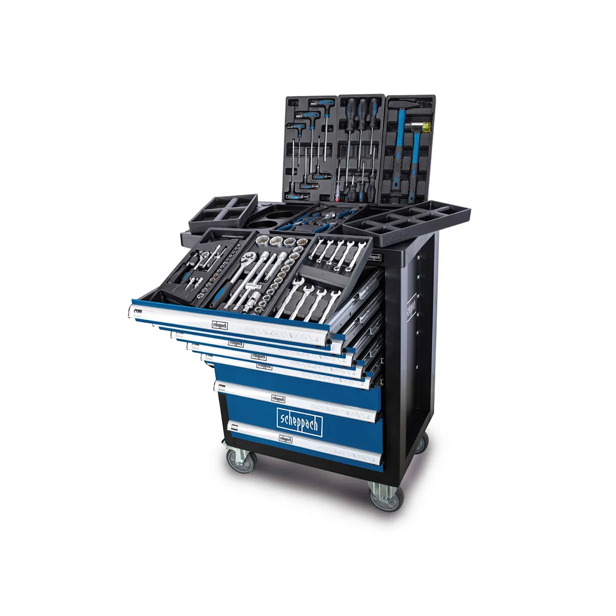 TW1100 Scheppach set kolica za alat sa 70 komada pribora TW1100 - Slika 1