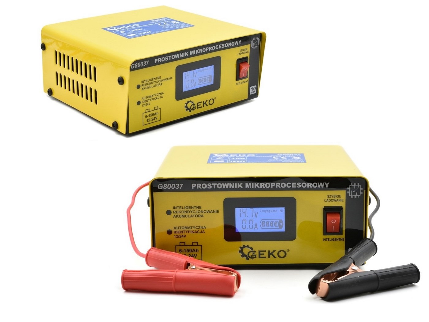 prostownik-geko-g80037 GEKO PUNJAČ AKOMULATORA 12/24v - Slika 1