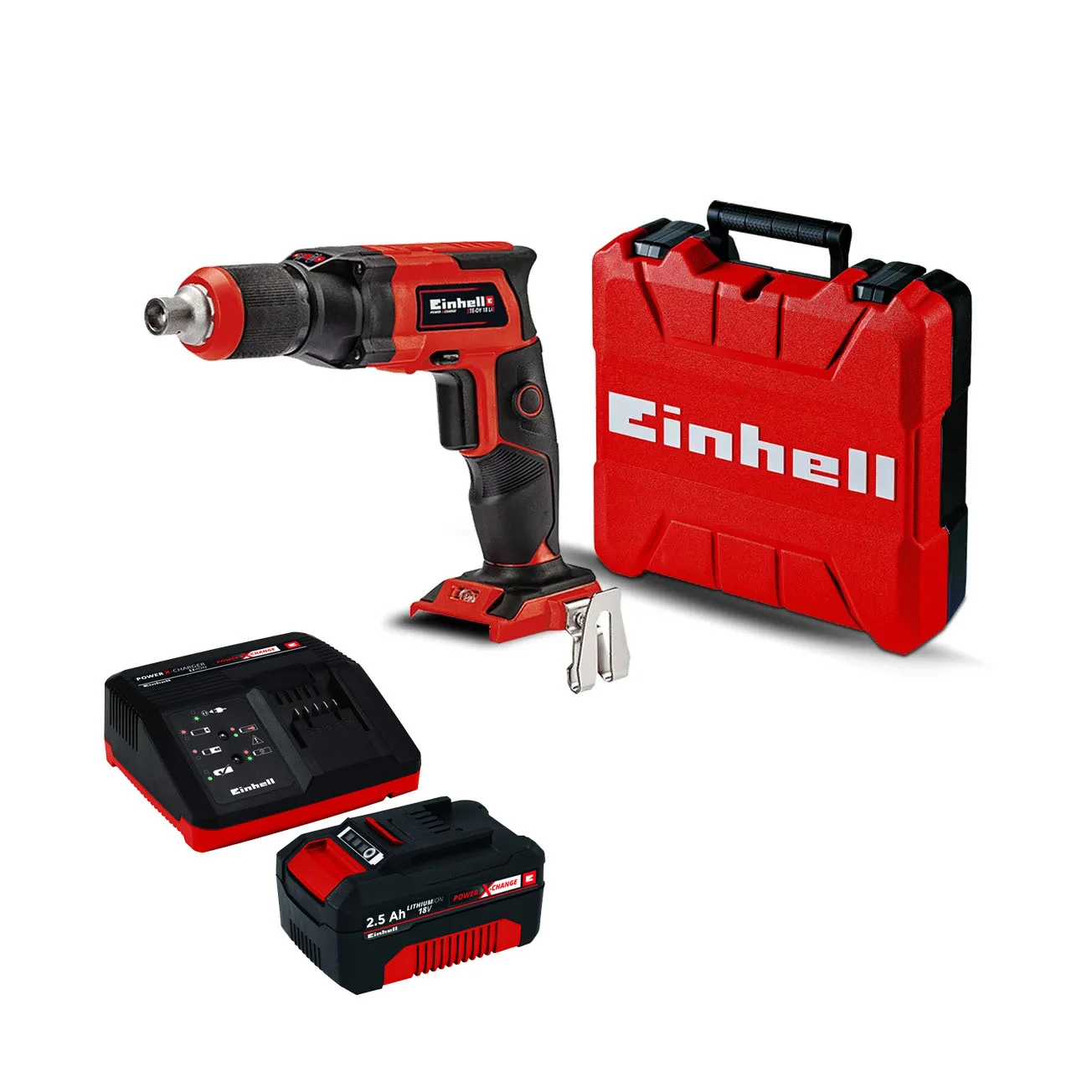 te-dy-18-li-kit-1.jpg Einhell aku zavrtač šauber Power X-Change TE-DY 18 Li Kit-1 - Slika 1