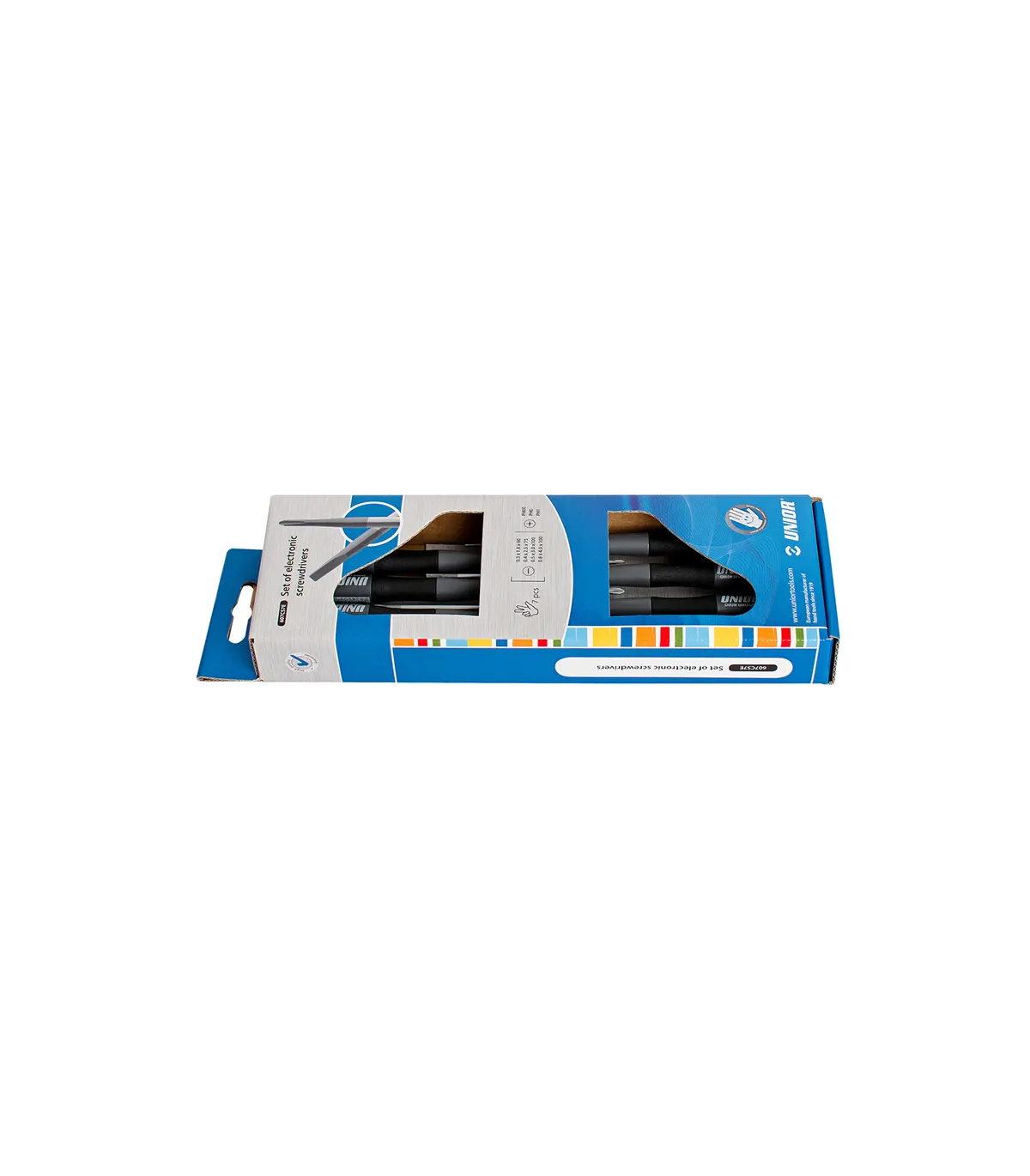 unior-620960 unior izvijači za elektroniku u garnituri 607cs7e