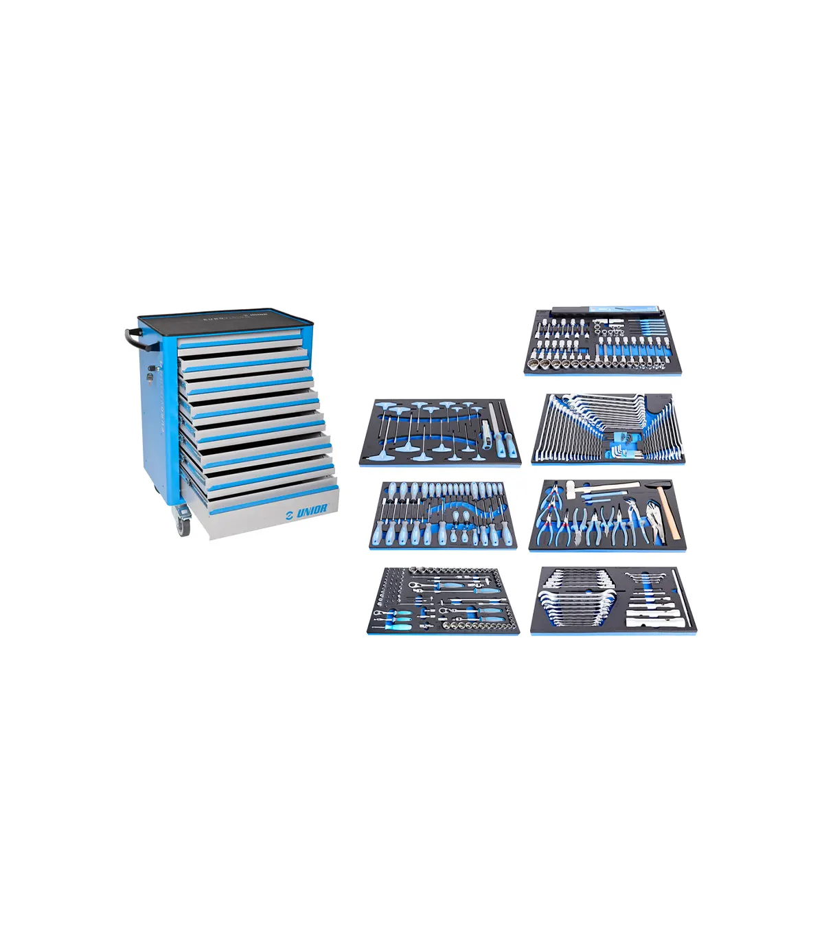 unior-621756 unior kolica za alat 940ev6 s garniturom alata