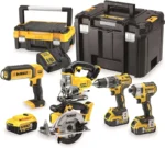Aku set alata 5-dijelni DeWalt DCK551P3T 18V XR sa tri 5Ah baterije i punjačem u TSTAK koferu