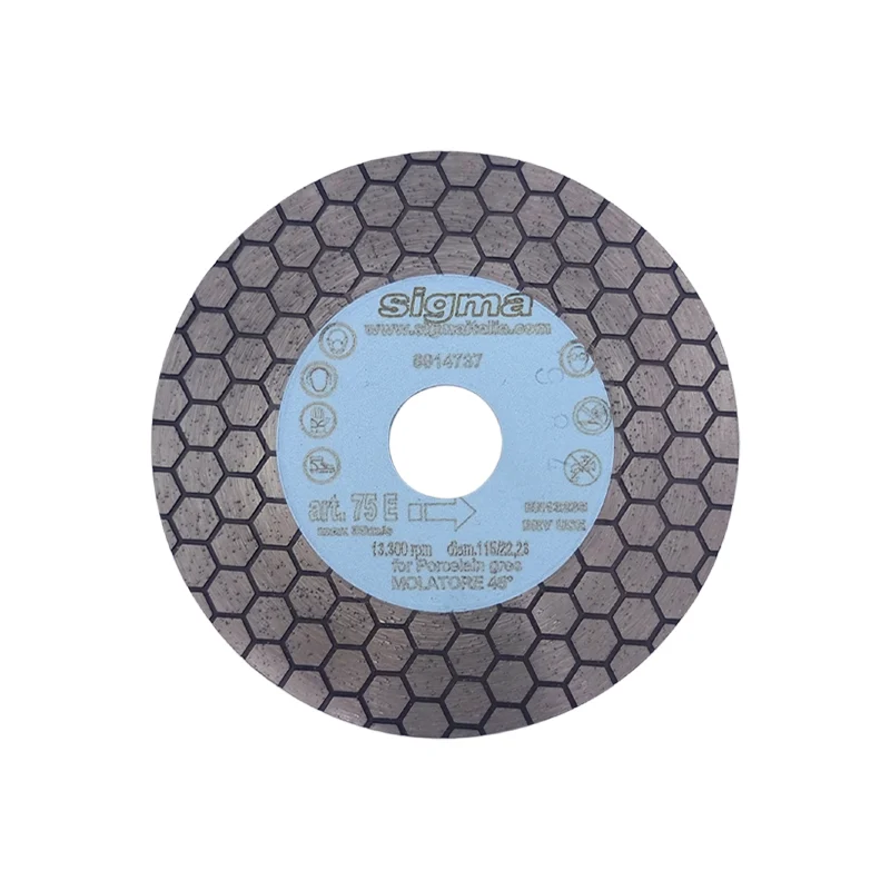 dijamantni_disk_modra_stijena_sigma_art_75e Sigma rezna i brusna ploča 115 mm 75E - Slika 1