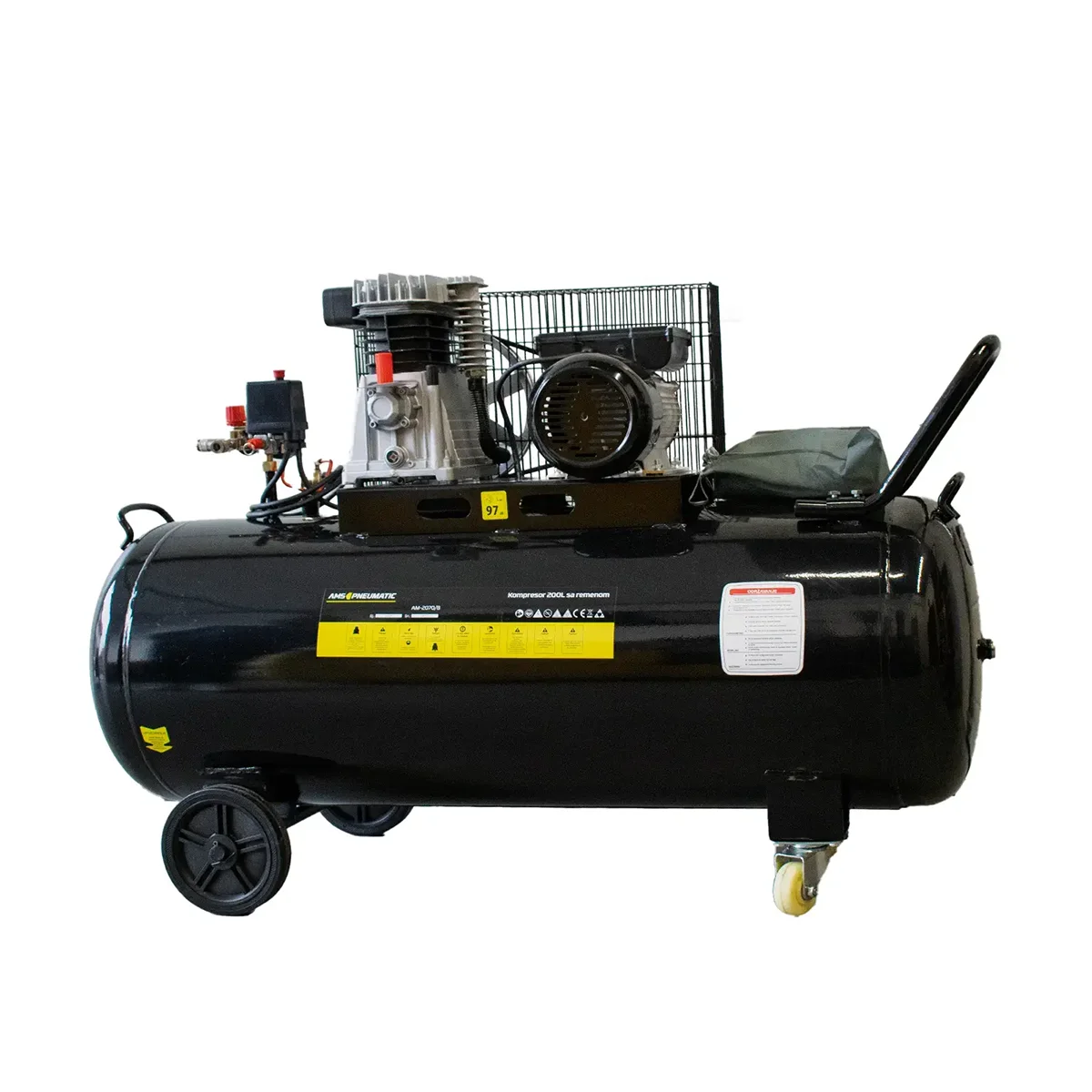 AMS-Pneumatic-kompresor-za-vazduh-2070-2 AMS Pneumatic kompresor 2070/8 200 L - Slika 1